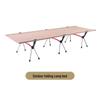 Adjustable Aluminum Alloy Folding Camping Cot - Portable and Lightweight, 80x210 cm