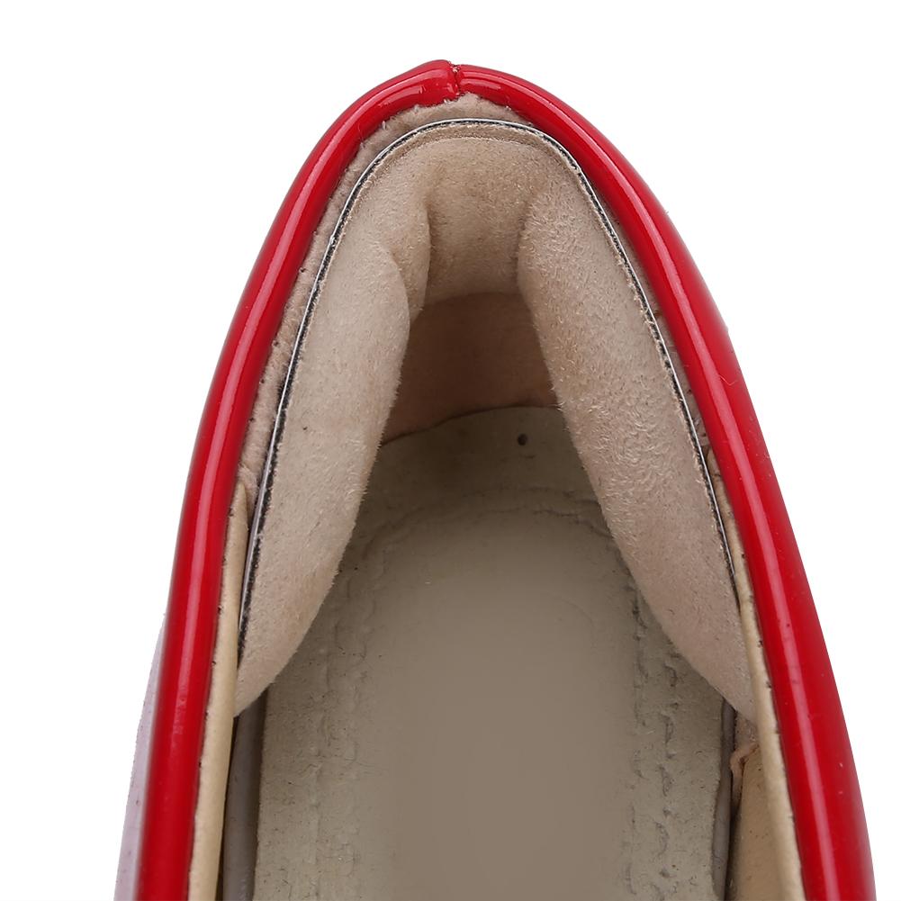 10 Pairs Anti Wear Heel Sticker Pain Relief Heel Patch Feet Care Pads Shoes Accessory(Apricot )