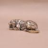 Brass Zodiac Tiger Office Desk Ornament Statue Furniture Tea Pet Decoration Retro Desktop Office Decor