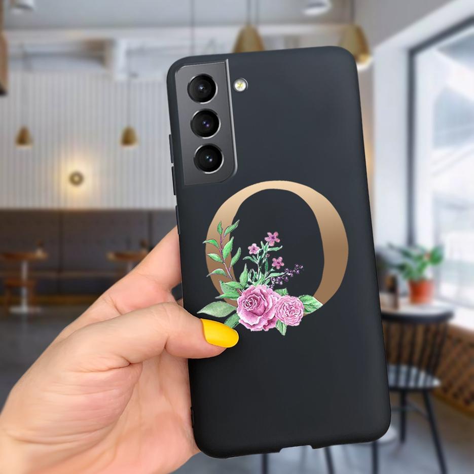 Für Samsung S21 5G Hülle S21 Ultra Plus Niedliche Buchstaben Abdeckung Für Samsung Galaxy S21 Plus 5G S21+ S 21 Ultra Handyhüllen Weiche Fundas