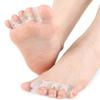 1 Paar Zehenspreizer mit Löchern korrigieren Fuß- und Hallux-valgus-Schmerzen, Plantarfasziitis und verbessern die funktionelle Beweglichkeit.