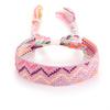 Trendy Woven Rope Drawstring Plaid Bracelet for Women