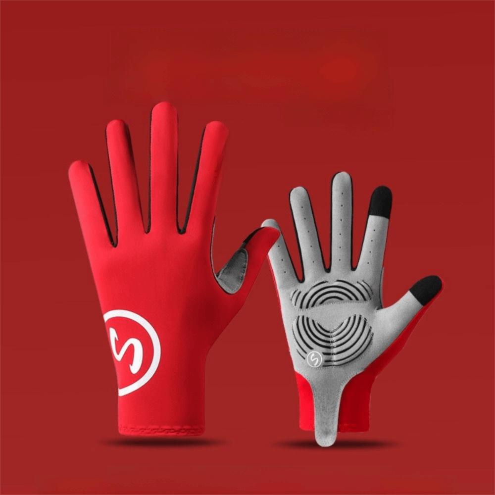 Full Finger Cycling Gloves Windproof Bicycle Mittens Shockproof Sports Gloves  Riding