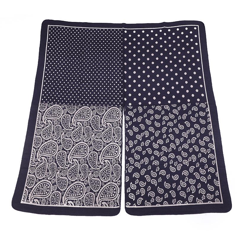 Autumn/Winter Double-Sided Slit Shawl - Leopard Print & Polka Dot Warm Cloak for Women