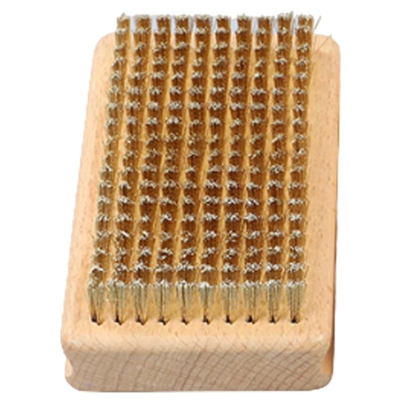 Snowboard Wax Brush Wood Handle Ski Waxing Brush Snowboard Maintenance Tool Cleaning Brush Skiing Snowboard Accessories