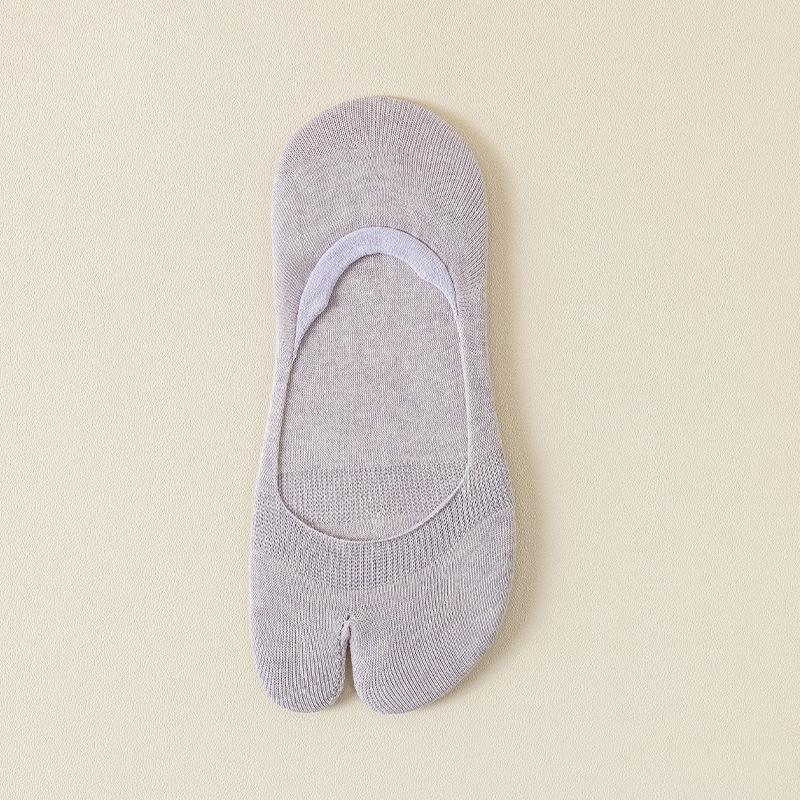 Damen Sommer Dünne Rutschfeste Nicht-Absatz-Antibakterielle Atmungsaktive Flache Unsichtbare Zehensocken ohne Knochen