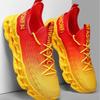 Men's Shoes Breathable Sports Casual Shoes Non-slip Shock Absorption Running Shoes One Pedal Color Shoes