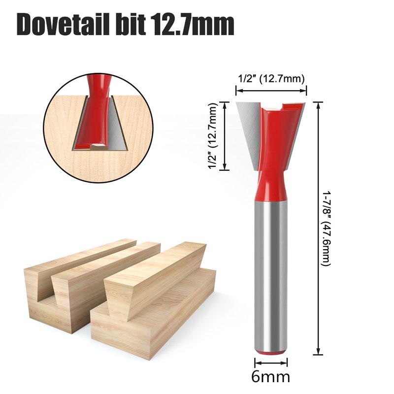 6mm Schaft Holzbearbeitung Bit Set Holz Trimmen Gerade Fräser Holz Arbeits Router Werkzeuge