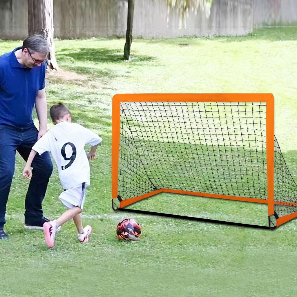 Soccer Goal – Foldable Frame Net for Kids + Youth – Indoor + Outdoor Soccer Goal with Carry Bag – Easy Setup – Multiple Sizes for Practice & Games