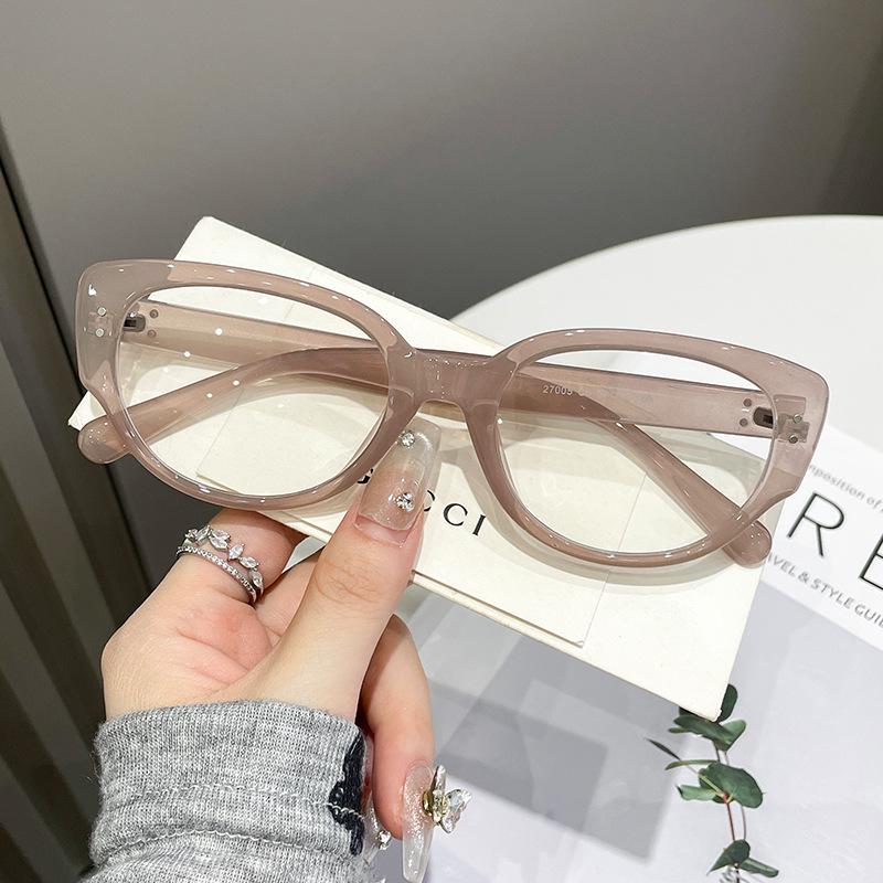 

Женские ультралегкие очки «кошачий глаз» в стиле ретро: Защита от синего света, Готовы к рецептурным линзам для близорукости, Европейский и американский стиль Anti-Blue Light