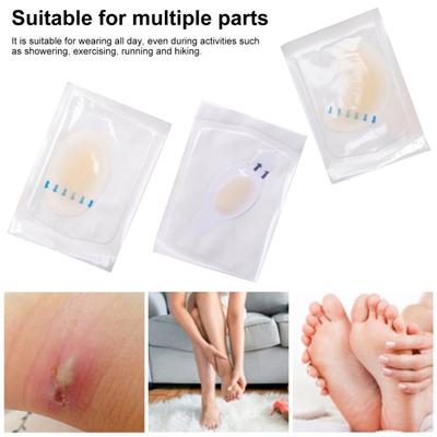 20 Pcs Blister Plasters Invisible Hydrocolloid Gel Bandages for Fingers Toes Heel Post-Injury Care Variety Pack Shapes Multi-functional Wound Pads for
