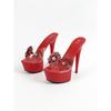 Women's Festival Thin Heel Crystal Thin Heel Transparent Car Model Rhinestone Nightclub High Heels   LFD-8661-Q18