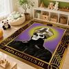 Dark Gothic Skeleton Bishop Rectangular Rug Soft Nonslip Carpet For Hallway Doorway Kitchen Home Decor Great Holiday Gift