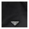 Prada Logo Drawstring Closure Nylon Cosmetic Bag Toiletry Bag Bucket Bag Tote Bag Small Size Unisex bags Black 1NA369-2BQP-F0002