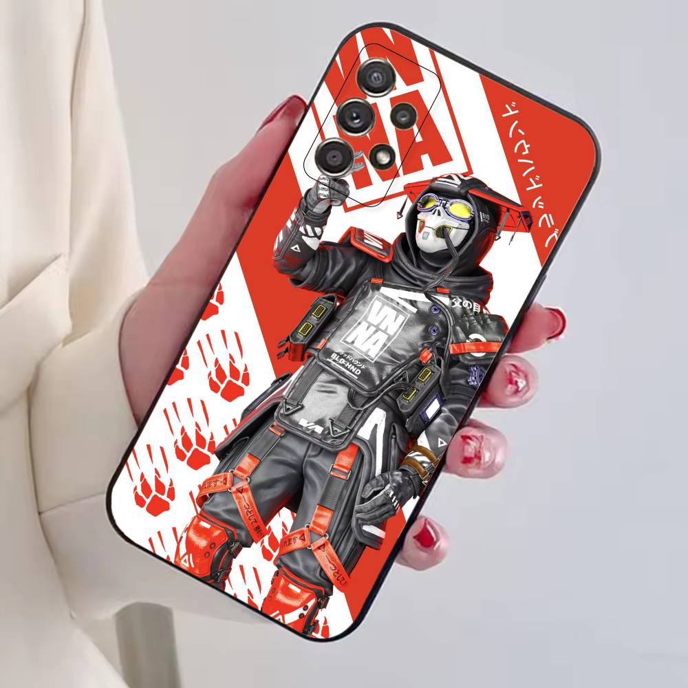 Game A-Apex Legends Phone Case For Samsung S25,S24,S21,S22,S23,S30,Ultra,S20,Plus,Fe,Soft Silicone Black Cover