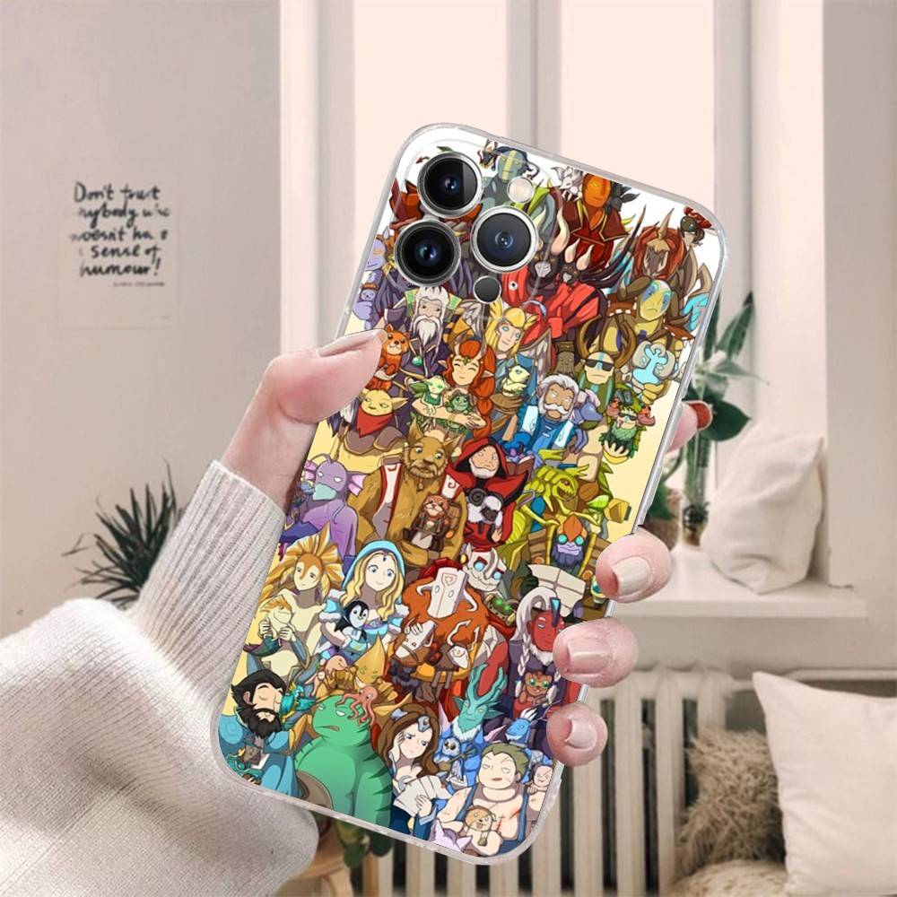 Game D-Dota 2 For IPhone 17 16 16e 15 14 13 12 11 Pro Max Mini Plus Phone Case