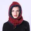 Warm Men's and Women's Headscarves Striped Fashionable One Piece Fleece and Thickened Cycling Earmuffs