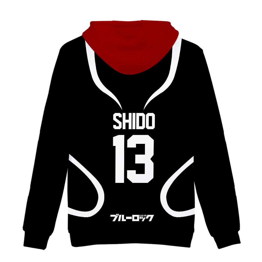 BLUE LOCK Hoodies Streetwear Cartoon Printed Hooded Sweatshirt Men Women Cosplay Sports Pullovers