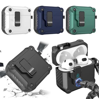Earphone Case For Airpods 4 2025 Bluetooth Headphones Cover 3D Protective Shell Skin Box With Keychain Full Body Protcetive Case