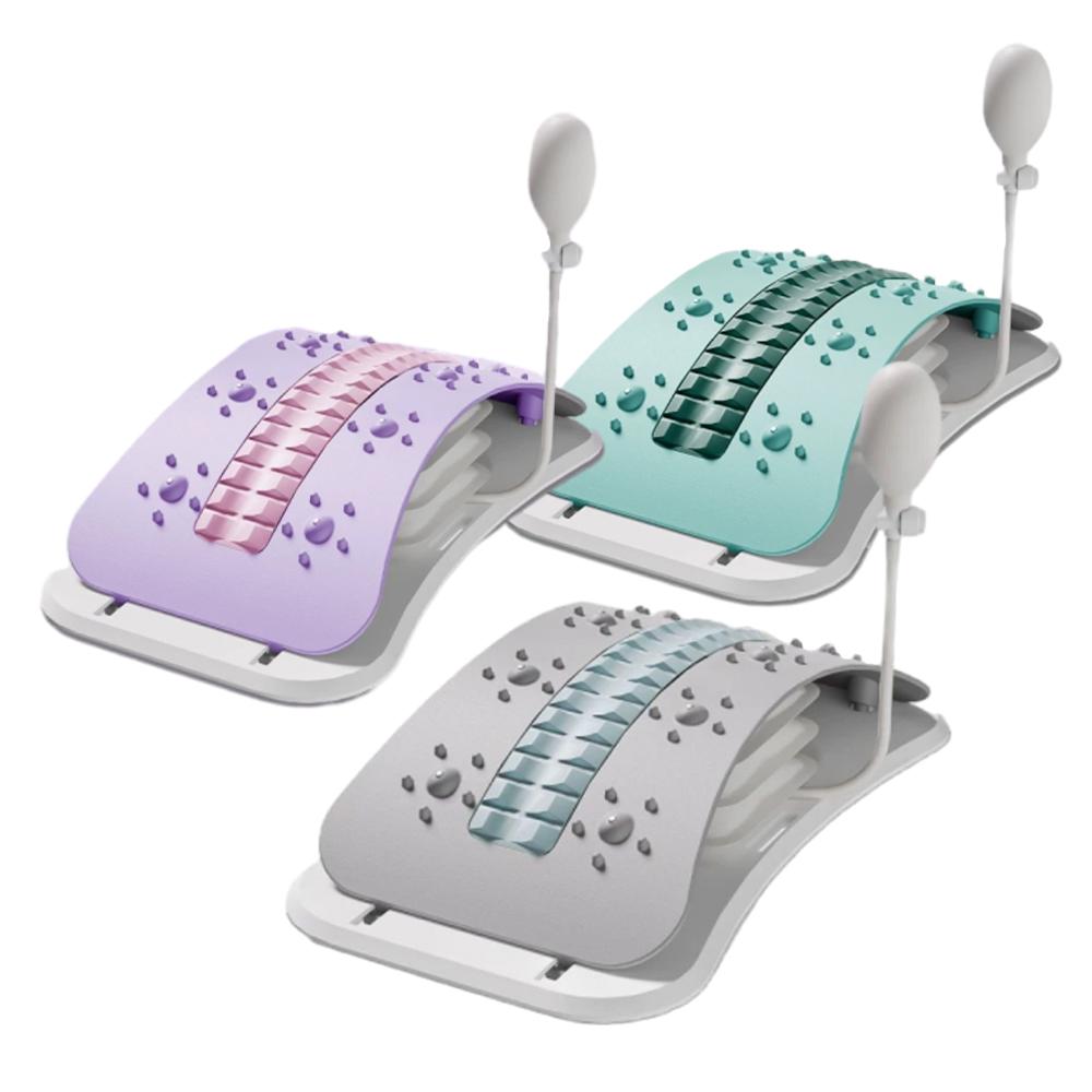 Adjust Back Stretcher For Back Spine Lumbar Support Massage Muscle Relax Stretcher Posture Therapy Corrector Airbag Level High