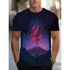 Fashion 3D Print Men Short Sleeve Round Neck T-Shirt Plus Size Tee Summer Casual Tshirts