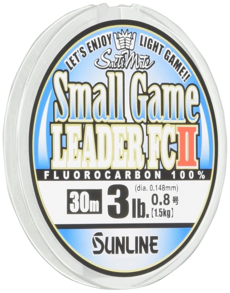 

SUNLINE Saltymate Small Game Leader FC II Fluorocarbon, 30m, 0.8 3lb, Natural Clear