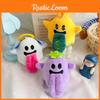 Large Cute Halloween Tongue Angel Ghost Plush Pendant For Kids And Teen Gifts