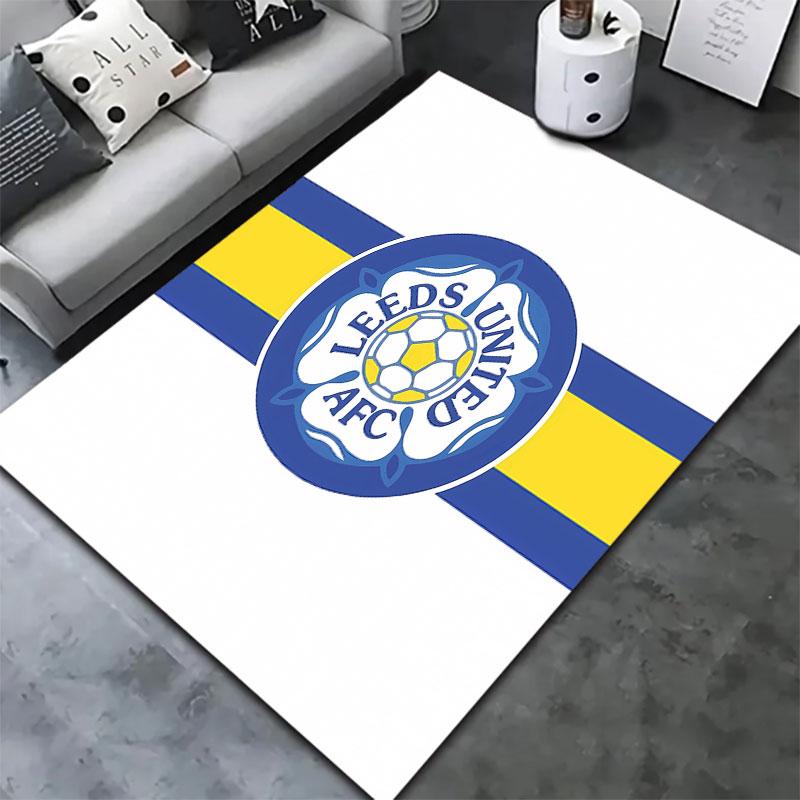 Leeds United Football Club Carpet Rug for Living Room Bedroom Home Sofa Decoration,Kids play Non-slip Floor Mat