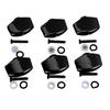 6Pcs Guitar Tuning Peg Buttons Metal Stable Universal Tuner Buttons Replacement for Acoustic Electric Guitar