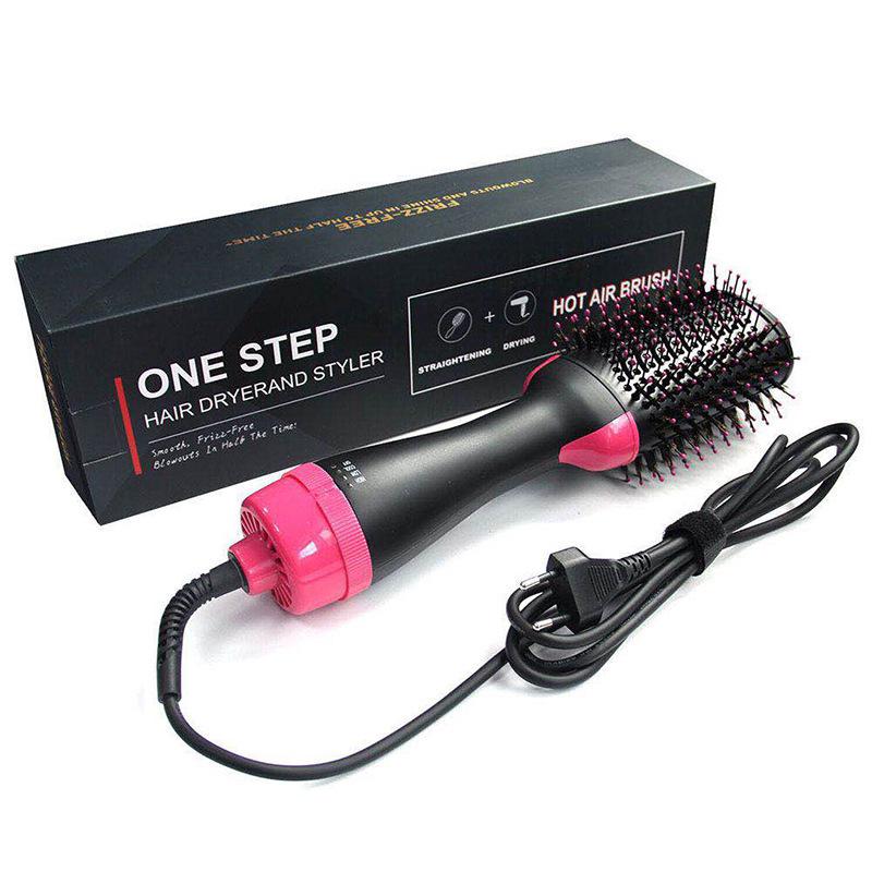 Multifunctional Hot Air Comb Two-four-in-one Negative Ion Dry and Wet Dual-purpose Electric Hair Dryer Comb
