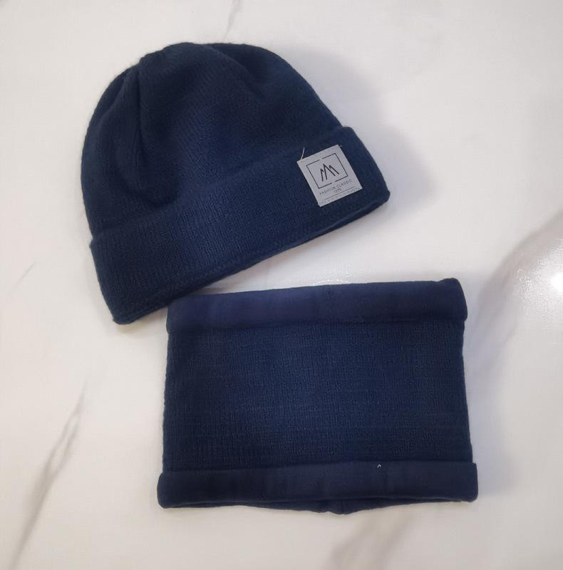 

Шерстяная плюшевая шапка Теплая шерстяная шапка Зимняя плюшевая шапка, женские наушники Вязаная шапка Модная послеродовая шапка Мужская separate hat, casual and versatile