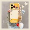 iPhone 17 Case with Lanyard: Cute Penguin Design for 16 Pro in Yellow