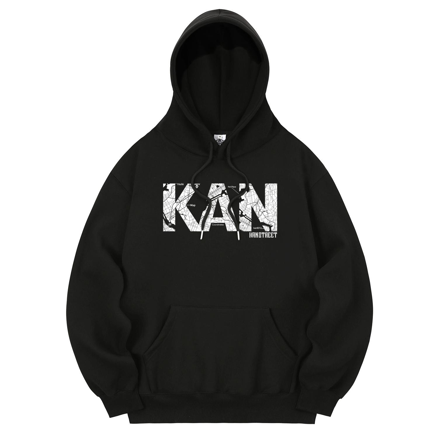 Khan 6312 Khb0081 Худи на флисовой подкладке Route 66 - Черный L