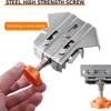 Quick Right Angle Fixing Clip BL-TL247, Multipurpose Stainless Steel 90 Degree Corner Clamp, Right Angle Clamp with Adjustable Swing Corner, For