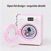 Charming Cartoon Laundry Keychain ABS Made Sturdy Ornament Stress Relief Keychain Ideal For Gifts And Daily Use