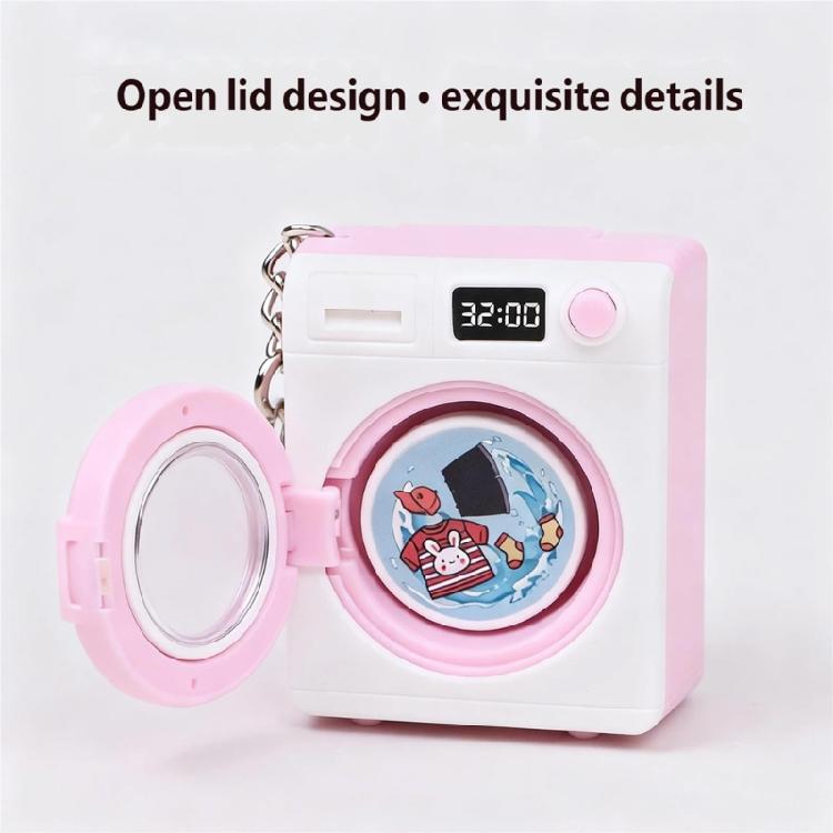 Charming Cartoon Laundry Keychain ABS Made Sturdy Ornament Stress Relief Keychain Ideal For Gifts And Daily Use