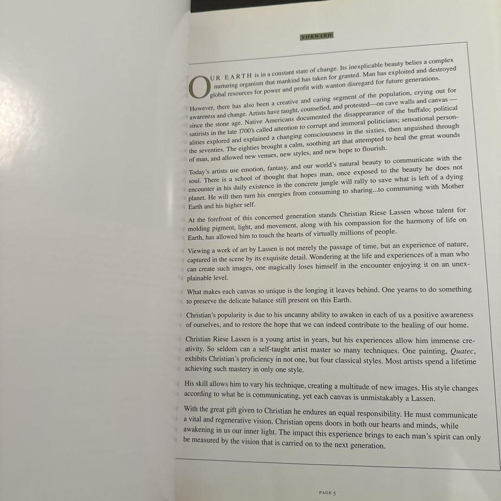 [USED] THE ART OF LASSEN Christian Lassen's works commentary book