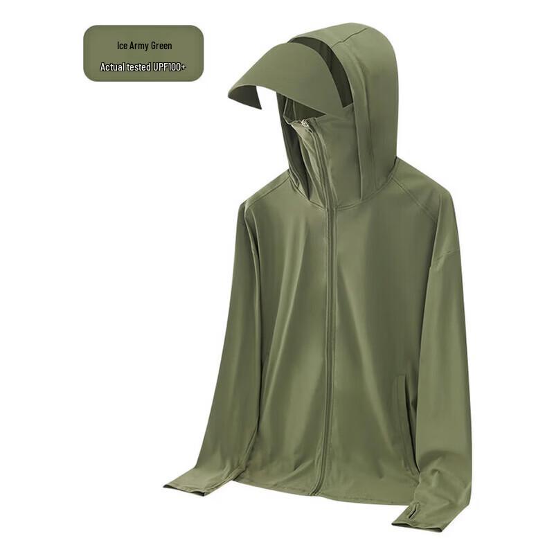 LSS Summer Ice Silk UV Protection Outdoor Hoodie L