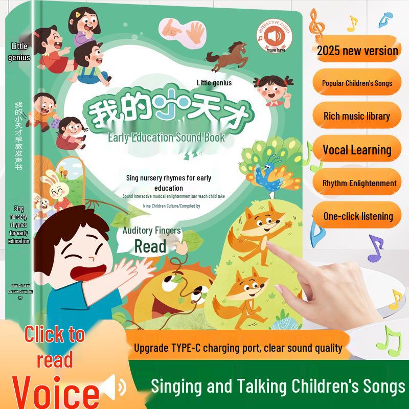 Children's Educational Pinyin Audiobook & Talking Pen Toy