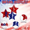 3pcs Independence Day 3D Star Home Decorations, Interesting Home Wooden Decorations