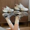 NIEUWE Damesschoenen Dames Casual Schoenen Tennis Vrouw Dikke Zool Hakken Sneakers Nieuwe Chunky Sneakers Mesh Schoenen