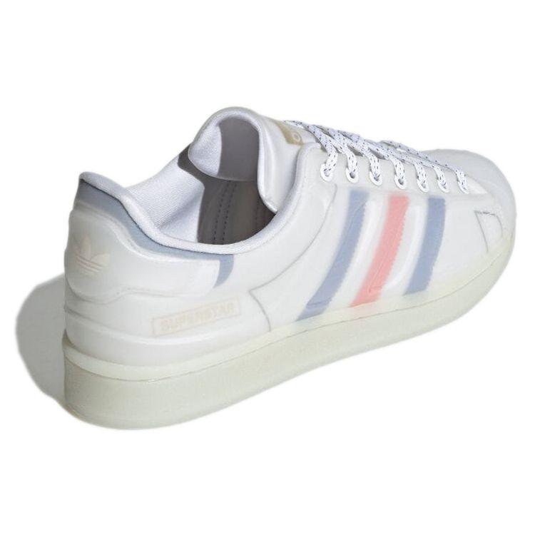 Adidas Originals Superstar Futureshell Retro Casual Low-Top Sneakers Unisex Sneakers White Blue Pink H00197