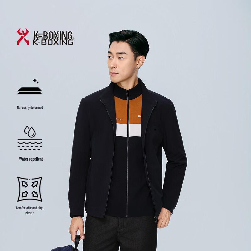 K-Boxing Men s Stand Collar Business Travel Jacket 175/L