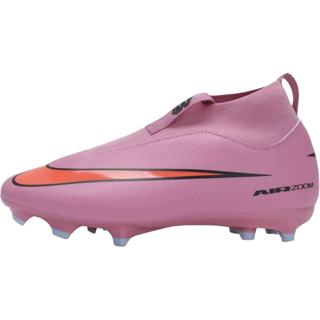 Nike Mercurial Vapor 16 Abrasion Resistant Mid Top Kids' Soccer Shoes Pink Teenagers Sneakers FQ8304-600