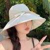 Thin Sunscreen Bucket Hat Solid Color Wide Brim Sun Hat Simple Fisherman Hat  Outdoor