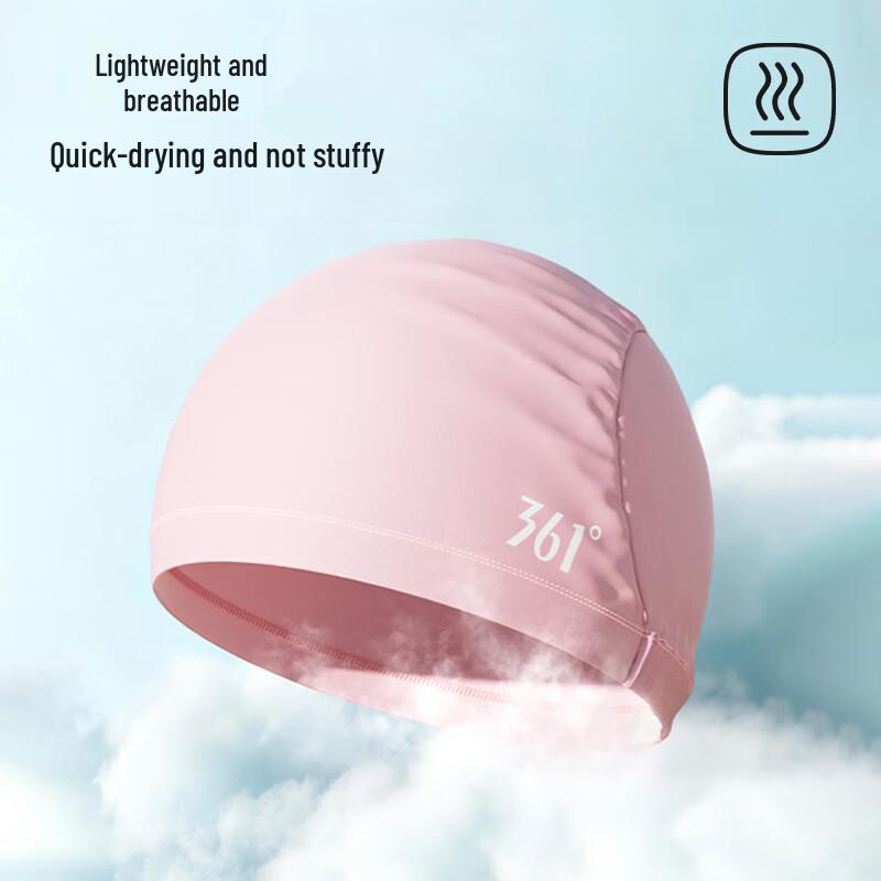 361° Professional Fabric Swim Cap for Long Hair