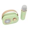 Wireless Bluetooth Speaker with Microphone Portable Rechargeable Mini Mics Speaker Set for Home
