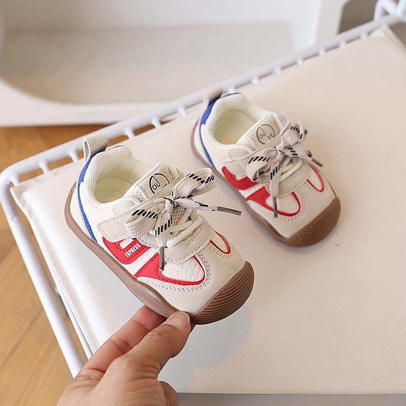 Kids Color Block Casual Sneakers 16 белый