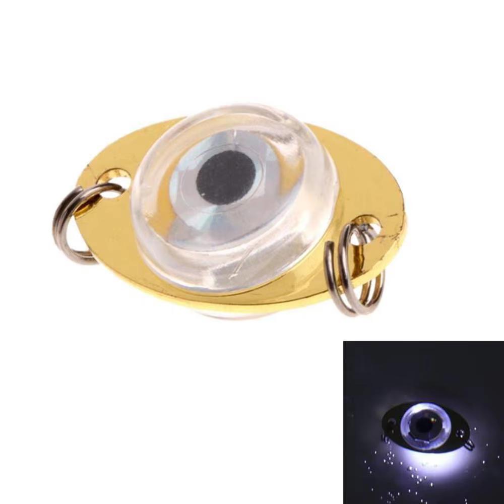 5 Stück/Los LED Fischlampe Mini Angelköder Licht LED Tiefsee Unterwasser Augenform Angeln Tintenfischangeln Köder Leuchtender Köder