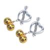 New Metal Nipple Brace Breast Clamp Nipple Clip Flirting an Engine of Torture Toy Couple Adult Sex Product